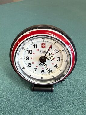 Vintage Victorinox Swiss Army Travel Alarm Clock